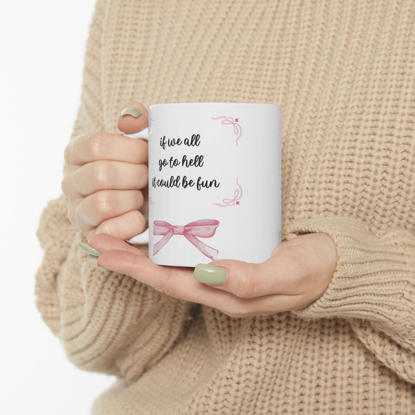 Inside Joke Ceramic Mug — Funny Bestie Office Coffee Cup (11oz, 15oz)